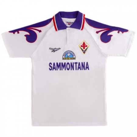 Camisola AC Fiorentina 1995-96 Retro 2º Equipamento Manga Curta